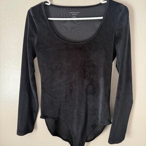 Black Velvet Bodysuit